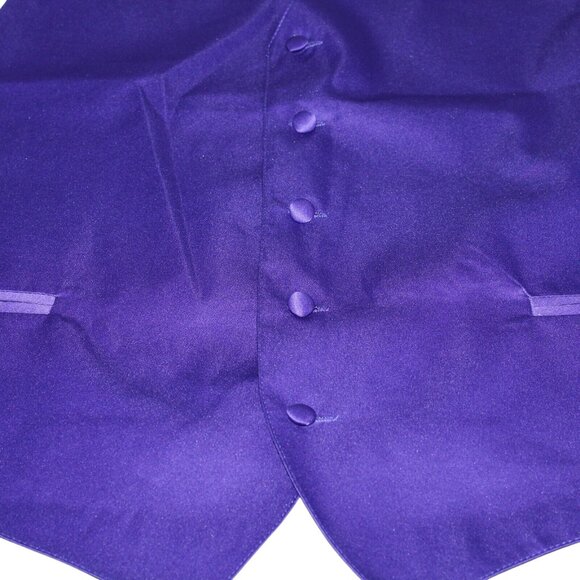 Vesuvio Napoli 2XL  XXL Vest Waist Coat 5 Button Formal Dress Prom Wedding Party - Picture 9 of 11